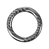 Qtrednrry Karbonfaser-Lenkradhülle für 3er-Serie E46 323I 328I 330I 325I 1997-2004