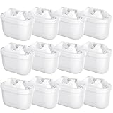 VILLAPOOL 12 Pack Wasserfilter kartuschen Kompatibel mit Brita Maxtra+ filterkartuschen, Ersatz für Maxtra Plus, Style, Mavea, Elemaris, Maxtra Pro All-in-1,Kanne Wasserfilte,Reduziert PFAS/PFOA/PFOS