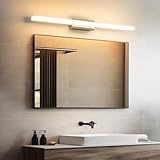 SUZNIU 60CM LED Spiegelleuchte Bad, IP44 Badleuchte Badlampe Wand, Spiegellampe Badezimmer Lampe Wandleuchte, 220V,Warmweiß 3000K