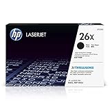 HP Original 26X Schwarz LaserJet Tonerkartusche mit hoher Reichweite