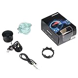 BIlinli 2 '' 52mm Turbo Ladedruckanzeige Digital Analog 12V Druckmesser 15-45 Psi w/Sensor