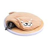Hundehöhle, Haustierbett-Matte mit Kapuzendecke, Haustierbett für kleine Hunde, Schlafmatte für Zwinger, Bett, Sofa, Beruhigungsunterlage für Welpen und Katzen
