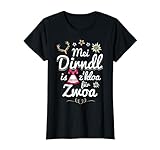 Mei Dirndl is z kloa für Zwoa Umstandsdirndl Schwanger T-Shirt