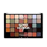 NYX Professional Makeup Lidschattenpalette, Ultimate Shadow Palette, Gepresster Puder Lidschatten, 40 Farbtöne, Matt, Satiniert, Metallic, Farbton: Ultimate Utopia
