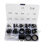 Toygogo Packung Mit 170 Tauchgummi O Ringen, Sortiert Mit Pick & Case, 12 Größen Für Tauchflaschen, Vlave Hoes Atemregler Usw
