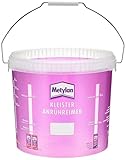 Metylan Tapeziereimer, 10 Liter Fassungsvermögen, einfaches Anrühren durch Skala, transparent, 1 Eimer (Stück)