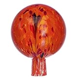 Marolin Rosenkugel für den Garten/Gartenkugel (15cm Durchmesser | rot)