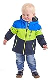Killtec Unisex Fisw 3 Mns Jckt Skijacke/ Funktionsjacke Mit Kapuze Und Schneefang, Neon Blue, 98-104 EU