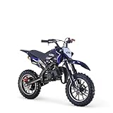 KXD 701 49ccm Dirt Bike Dirtbike CrossBike Enduro kinder DirtBike pocket 49cc Pitbike PocketBike Motocross Motorrad Motorbike Motorsport Pocket Vollcross Crossbike (blau)