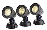 OASE 50530 LunAqua Classic LED Set 3 - LED-Scheinwerfer für Gartenbeleuchtung | Unterwasserbeleuchtung zum Einsatz in Teich, Gartenteich, Schwimmteich, Fischteich, Pool, Brunnen und Außenbereich
