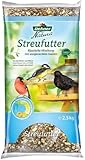 Dehner Natura Premium Wildvogelfutter, Streufutter, Ganzjahresfutter proteinreich / energiereich, hochwertiges Vogelfutter für Wildvögel, 2.5 kg