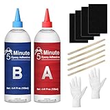 WAN2TLK 5 Minuten Epoxy Kleber 250ml, 2K Epoxidharz Schnell Aushärtender, Transparent 2 komponenten kleber epoxidharz zum Kleben und Versiegeln von Kunststoff Keramik Glas Holz (Epoxy Resin Glue)