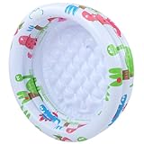Generic Aufblasbares Dinosaurier-Schwimmbecken für Babys und Kleinkinder, Tragbares Pumpbecken Zum Spielen Im Innen- und Außenbereich für – Verdicktes PVC-Material – für Kinderballgrube, Hundehütte