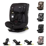 Chipolino Kindersitz X-Factor i-Size (40-150 cm) Isofix verstellbar drehbar, Farbe:schwarz