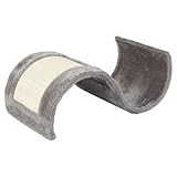 Katzen Kratzwelle Grau 24 × 49 × 17 cm Kratzbrett Kratzmöbel Sisalbrett