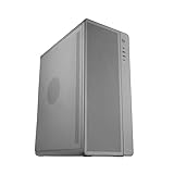 Mars Gaming Tacens AERO, ATX-PC-Gehäuse, Robuste Metallstruktur mit Frontgitter, 1x Ultraleiser 120mm-Hecklüfter, Unterstützung für bis zu 3 Frontlüfter, Gaming-Midi-Tower, USB 3.0, Schwarz