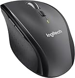Logitech M705 Marathon Kabellose Maus, 2.4 GHz Verbindung via Unifying USB-Empfänger, 1000 DPI Laser-Sensor, 3-Jahre Akkulaufzeit, 7 Tasten, PC/Mac - Schwarz