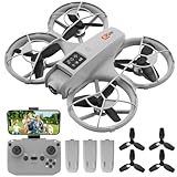 Mini Drohne für Kinder Spielzeug Drohne mit Kamera HD 720P,RC Drone Toy Quadrocopter mit LED Lichter/3D Flip/Kreisflug/Kopflosem Modus Outdoor Kinderspielzeug Geschenke für Jungen Mädchen ab 6+ Jahre