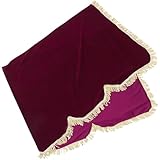 iplusmile 88 Tasten Klaviertastatur Abdeckung aus Goldrotem Samt Staubdicht und Farbecht für E Pianos Elektronisches Keyboard Zubehör