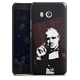 Hard Case kompatibel mit HTC U11 Schutzhülle schwarz Smartphone Backcover Der Pate Don Corleone Film
