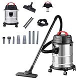 Nass- und Trockenstaubsauger, 1200W Profi Staubsauger, 3,5m Netzkabel, 18L Kapazität, 8m Arbeitsradius für die Reinigung großer Flächen, geeignet für den Heimgebrauch, Hotelgarage