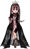 Monster High Draculaura Puppe Sonderedition Howliday Rosa Schwarz Kleid High Fashion Weihnachten Kollektion Geschenke für Mädchen Jungen