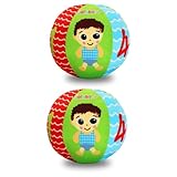KOMBIUDA 2St Greifball sensorisches Spielzeug Plüschtier Rasseln Spielzeug gefüllte Bälle Motorikspielzeug für Babys Handgriffball pädagogischer Greifball Ball greifen