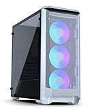 Phanteks Eclipse P400A DRGB Midi-Tower PC-Gehaeuse Weiß, Schwarz 3 Vorinstallierte LED Luefter, Sei, PH-EC400ATG_DWT01