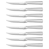 Steakmesser-Besteckset mit Messer, Gabel und Löffel, gezahntes Küchenbesteck aus Edelstahl, 4/6/8-teilig(8pcs)