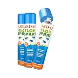 ARDAP Repell Flohspray für Wohnung und Möbel 3 x 400ml - Alternative zum ARDAP Fogger gegen Flöhe/Floh Fogger - Flohmittel für Wohnung - Umgebungsspray Flöhe - Wirkt schnell (PT19)