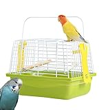 Vogeltragekäfig - Vogeltransportkäfig, Draht, leicht, Käfigtasche, Drahtreisetasche für Lovebirds, Transportkäfig, Vogeltrage Reisekäfig, Papageienkäfig für Lovebirds Papageien