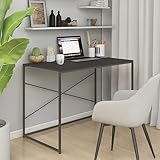 Schreibtisch klappbar,klappschreibtisch,sekretär Schrank,Computertisch Schwarz 110x60x70 cm Holzwerkstoffschreibtisch,computertisch,Desk,
