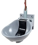 Lister Kunststofftränke SB2H mit Heizkabel und 2 m Rohrbegleitheizung 230 Volt, 54 Watt