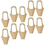 PATKAW 20St Blumen-Geschenktüte Planer-Aufkleber Verpackungstüten aus Blumenpapier Pakettaschen geschenkverpackung geschenktüten Blumenpapier wickeln Straußtaschen für Blumen Brown