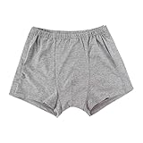 Generisch Leicht an- und auszuziehende Kittel Herrenshorts Fraktur Postoperative Rehabilitation Pflege Bettlägerige gelähmte Patienten (Light Gray, XXL)