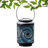 Solarlaterne, wasserdicht, Solarleuchte, LED, Solarlampe, dekorativ, für den Außenbereich, Gartenlaterne, wasserdicht, für Terrasse, Garten im Freien