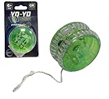 Yoyo Professioneller Yoyo für Kinder und Anfänger mit LED-Licht und Kupplung für automatische Reaktion, Yo-Yo-Stunts mit leuchtendem Effekt