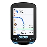 GEOID CC600 GPS Fahrradcomputer, 2,4-Zoll-Farbbildschirm, Kabellos Wasserdicht Fahrrad Tacho, Streckennavigation, Benutzerdefinierte Daten, Mehrere Sprachen, WiFi&Bluetooth&ANT+