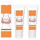 80G*2 Bruststraffungs Und Straffungscreme, Brustcreme Für Größere Brüste, für das Hüft-Gesäß,Straffende Creme für die Brust, Brustvergrößerungscreme Natürliche Bruststraffende Creme Breast Care Cream