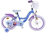 Volare Disney Frozen 2 16-Zoll-Kinderfahrrad Blau/Lila - Sicherheit, Spaß und Stil in einem!