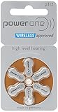power one 6er-Pack Hörgeräte-Batterien p312 (braun), 1,45 Volt, 170 mAh (Packung mit 6)