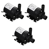 INOOMP 3st Tauchpumpe Wasser Brunnenpumpe Aquarium Pumpe Hausbedarf Druckerhöhungspumpe Für Zu Hause Solar-booster-pumpe Einweihungsgeschenk Tauchdruckerhöhungspumpe Zimmerbrunnen Plastik