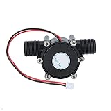 Mikro-Wasserkraft-Wasserturbinen-Generator, 12 V, 10 W, schwarz, Gleichstrom, hocheffizient, Ausgangsleistung für intelligente Wasserhähne, Duschsysteme, ABS-Material, 91 g