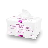 Mascot 70x Pflegetücher aus Viskose | alkoholfrei, trocken & hautfreundlich | Reinigungstücher für Gesicht & Körper | Abschminktücher für empfindliche Haut | auch für Baby- & Altenpflege