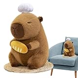 ETUCYNG Capybara Plüschtier, Capybara Plüschtier, schöne Plüschtiere, Capybara Plüschtier, Chef Capybara, Capybara Spielzeug 11 Zoll zum Kuscheln und Dekorieren