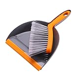 PENIKOKO Mini Kehrgarnitur mit Biegsamem Griff Weichen Borsten Leichter Staubschaufel Praktisches Reinigungstool für Desktop und Enge Ecken Geeignet für Haushalt