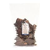 Tiernahrung Schwenner Rinderdörrfleisch für Hunde - 8-12 cm leckere Kaustangen - Hundeleckerli aus Trockenfleisch - 1000g Hundesnack