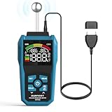 Feuchtigkeitsmessgerät, DURFICST Feuchtigkeitsmessgerät Wand,Pin&Pinless Feuchtigkeitsmesser mit Farb-LCD und Akustischem Alarm, Erkennt 20–40 mm Wände, Holz, Mauerwerk, Beton und Andere Baustoffe