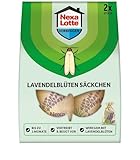 Nexa Lotte Lavendelblüten Säckchen, 2 Säckchen, für effektiven natürlichen Mottenschutz bis zu 3 Monate und angenehmen, frischen Duft