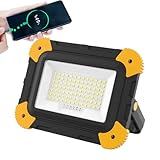 Tragbarer Scheinwerfer | Faltbare Gartenlampe | LED Zeltlampen - für Baustellen, Werkstätten, Heimwerkerarbeiten, Rettungsarbeiten, Angeln, Wandern, Nachtarbeit,